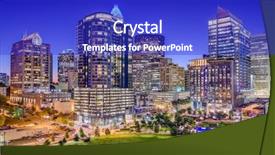  Presentation with north carolina - Slide set consisting of chariottes - charlotte north carolina usa uptown background and a royal blue colored foreground