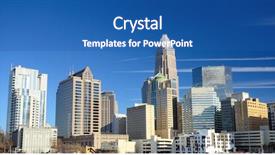  Presentation with north carolina - Amazing PPT layouts having chariottes - uptown charlotte north carolina cityscape backdrop and a ocean colored foreground