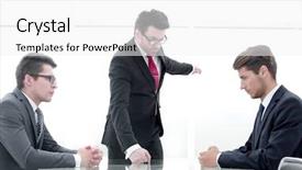  Presentation with angry - Amazing presentation theme having charismatic person - angry boss fires an incompetent backdrop and a white colored foreground