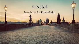  Presentation with black people trying to cross a broken bridge for peace - Audience pleasing PPT layouts consisting of charles bridge at sunrise prague backdrop and a lemonade colored foreground