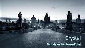  Presentation with prague - Amazing slides having charles-bridge-in-prague-czech backdrop and a ocean colored foreground