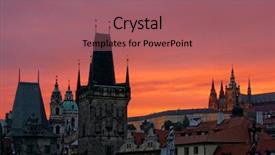  Presentation with prague - PPT layouts consisting of charles bridge prague castle background and a  colored foreground