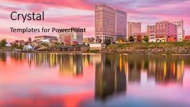  Presentation with charleston - Amazing PPT layouts having charleston west virginia usa downtown backdrop and a coral colored foreground