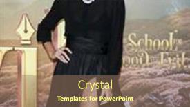  Presentation with evil - PPT layouts consisting of charlize-theron-at-the-los background and a coral colored foreground