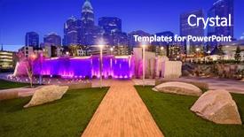  Presentation with north carolina - Amazing presentation having charlotte north carolina usa uptown backdrop and a royal blue colored foreground