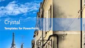  Presentation with heritage - Slides consisting of charming-french-heritage-discovering background and a  colored foreground