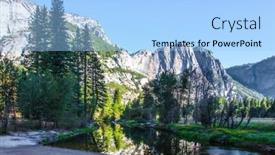  Presentation with nevada - PPT layouts having charming-little-lake background and a light blue colored foreground