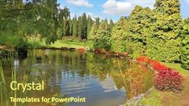  Presentation with italy - Cool new theme with charming-park-sigurta-in-northern backdrop and a tawny brown colored foreground