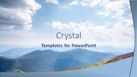  Presentation with pink beauty - PPT theme enhanced with charming-pink-rhododendron-blooms background and a sky blue colored foreground