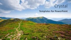  Presentation with ukraine - Presentation design having charming-pink-rhododendron-blooms background and a light blue colored foreground