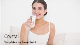  Presentation with drinking water - Amazing presentation design having christmas red candles arrangement christmas backdrop and a mint green colored foreground