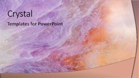  Presentation with stone - Amazing presentation theme having charoite-stone-texture-macro-photo backdrop and a light blue colored foreground