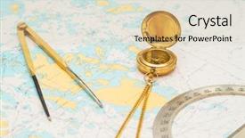  Presentation with compass sailing - Amazing PPT layouts having charter - navigation still-life skipper equipment compass backdrop and a lemonade colored foreground