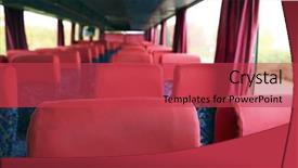  Presentation with sydney bus - Amazing theme having charter schools - big bus interior backdrop and a red colored foreground