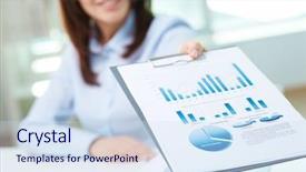  Presentation with diagram - Colorful slide set enhanced with a glass sliding door backdrop and a dark gray colored foreground