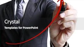  Presentation with activity graph showing an earthquake - PPT theme having hand showing graph background and a dark gray colored foreground