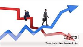  Presentation with mughal empire decline 1857 - Slides consisting of charts of growth and decline background and a sky blue colored foreground
