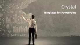  Presentation with free urban - PPT theme enhanced with charts statistics numbers data graphs background and a  colored foreground