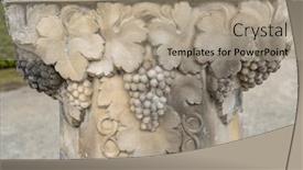  Presentation with france - PPT theme with chateau-d-yquem-sauternes-bordeaux background and a coral colored foreground