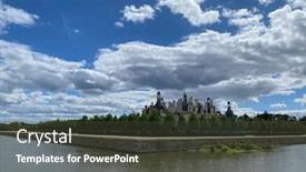  Presentation with heritage - Cool new presentation theme with chateau-de-chambord backdrop and a dark gray colored foreground