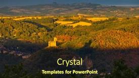  Presentation with france - PPT theme enhanced with chateau-de-najac-aveyron-southern background and a  colored foreground