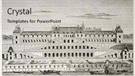  Presentation with saint - PPT layouts featuring french royals - chateau neuf de saint-germain-en-laye then background and a light gray colored foreground