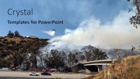  Presentation with freeway - Presentation enhanced with chatsworth-california-july-8-brush background and a  colored foreground