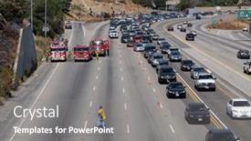  Presentation with freeway - Beautiful presentation featuring chatsworth-california-july-8-brush backdrop and a gray colored foreground