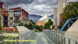  Presentation with chattanooga - Beautiful presentation featuring chattanooga tennessee usa downtown cityscape backdrop and a tawny brown colored foreground