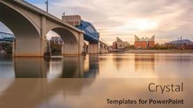  Presentation with chattanooga - Theme having chattanooga-tennessee-usa-downtown-skyline background and a coral colored foreground