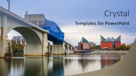  Presentation with chattanooga - PPT theme consisting of chattanooga-tennessee-usa-downtown-skyline background and a light blue colored foreground