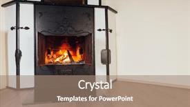  Presentation with room - Amazing theme having chauffage - burning fireplace in cozy room backdrop and a coral colored foreground