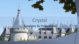  Presentation with appearance - Cool new presentation with chaumont-sur-loire-france-august backdrop and a light blue colored foreground