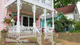  Presentation with victorian - PPT layouts featuring chautauqua-new-york-july-28 background and a coral colored foreground