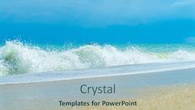  Presentation with thailand - Slide deck with chaweng-beach-on-koh-samui background and a light blue colored foreground