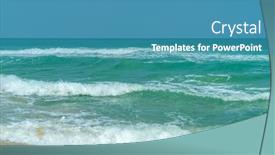  Presentation with thailand - Cool new slide set with chaweng-beach-on-koh-samui backdrop and a teal colored foreground