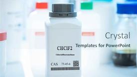  Presentation with laboratory chemical white - 