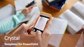  Presentation with technology students - Audience pleasing theme consisting of cheating - people education technology and exam backdrop and a red colored foreground