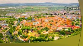  Presentation with czech republic - Presentation with cheb-is-a-town background and a coral colored foreground