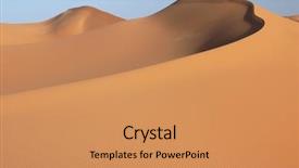  Presentation with sahara - Slide deck featuring american banknotes and coins background and a light gray colored foreground