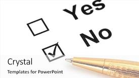  Presentation with pen - PPT layouts having check boxes and pen isolated background and a  colored foreground