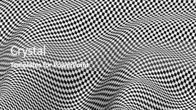  Presentation with checkered flag - Slide deck with check flag texture background and a gray colored foreground