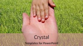  Presentation with lead - Theme consisting of check lead - child and father background and a  colored foreground