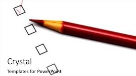  Presentation with task checklist - Audience pleasing slides consisting of check mark - checklist of options from excellent backdrop and a white colored foreground