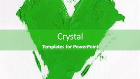  Presentation with stroke - Theme consisting of check-mark-aalright-sign-abstract background and a shamrock green colored foreground