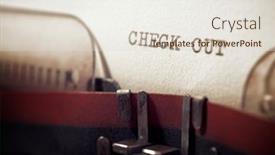  Presentation with cyber sex word written - Slide deck with check-out-word-written background and a lemonade colored foreground