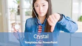  Presentation with health care violence - PPT layouts featuring check signs - beautiful asian woman checking health background and a  colored foreground