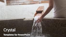  Presentation with body temperature - Presentation design enhanced with check the temperature by using background and a  colored foreground