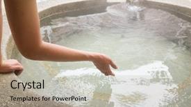  Presentation with body temperature - Cool new presentation theme with check the temperature by using backdrop and a light gray colored foreground