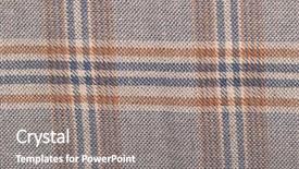  Presentation with background - Presentation theme with checker rectangular design - chequered farbric background background and a gray colored foreground